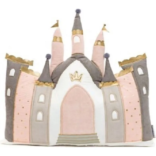 decoware Sierkussen Kasteel - roze