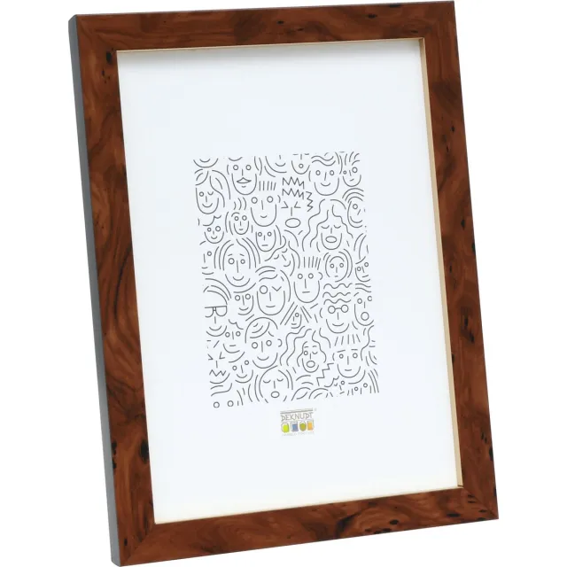 Deknudt Frames Fotolijst - Wortelhout - S43AG2 - Voor foto: 10x15 cm