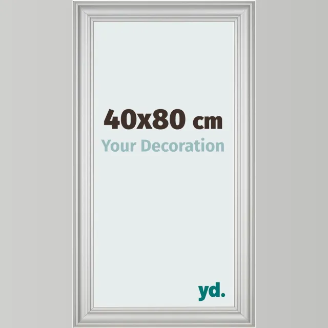 yd. Your Decoration - Fotolijst 40x80 cm - MDF - Zilver Mat - Lazio