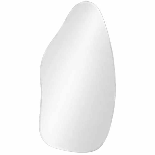 Fameilleur spiegel 170x90cm organic Mirra - glazen organische wandspiegel, voor hal, woonkamer, slaapkamer en badkamer, woondecoratie voor modern interieur, mooi als cadeau