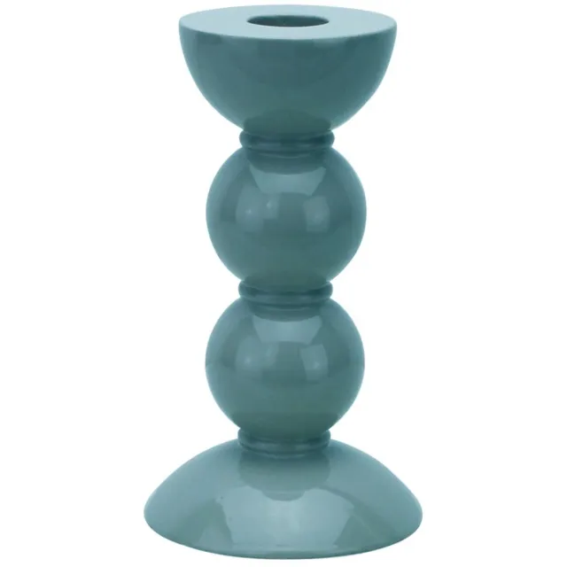 Addison Ross Kandelaar Bobbin Chambray 14cm - Kandelaren blauw