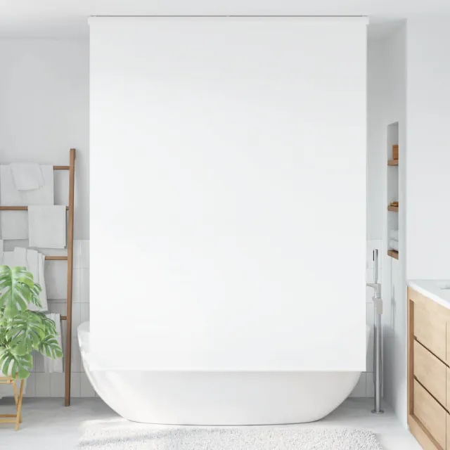 vidaXL Doucherolgordijn met cassette 160x240 cm stofbreedte 156 cm Wit