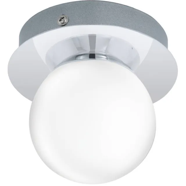 EGLO Mosiano plafondlamp - spiegellamp - LED - Ø 11 cm - Chroom Chroom;Wit;