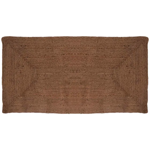 vidaXL Gebied - Tapijt - Grijs - 80 - x - 150 - cm - Jute