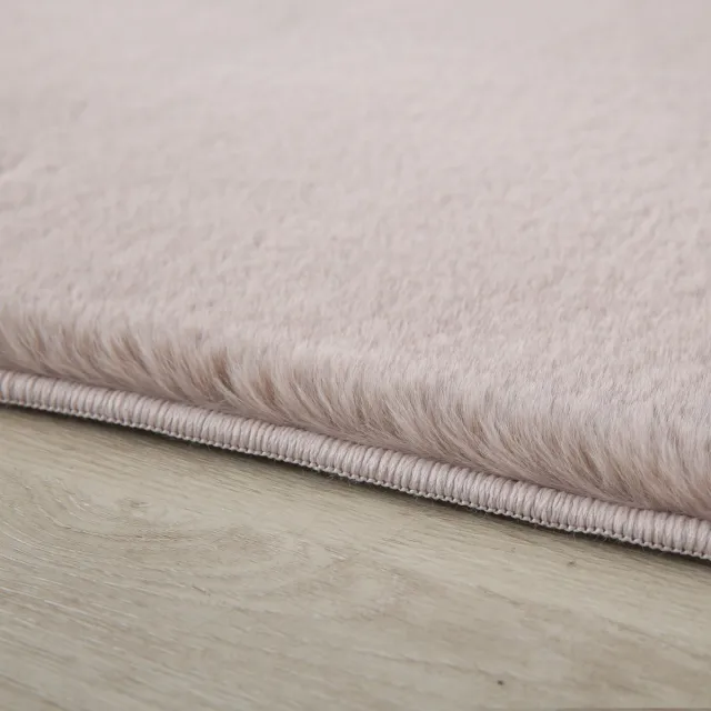 MrCarpet Hoogpolig vloerkleed Extra Zacht Fluffy - Taupe 200x290cm Mrcarpet