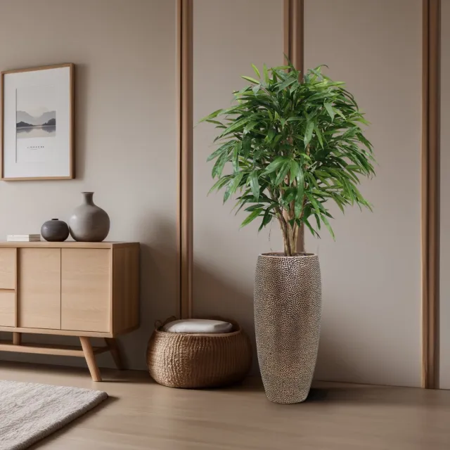 maxifleur Kunstplanten Longifolia XL deluxe kunstboom 120cm Groen