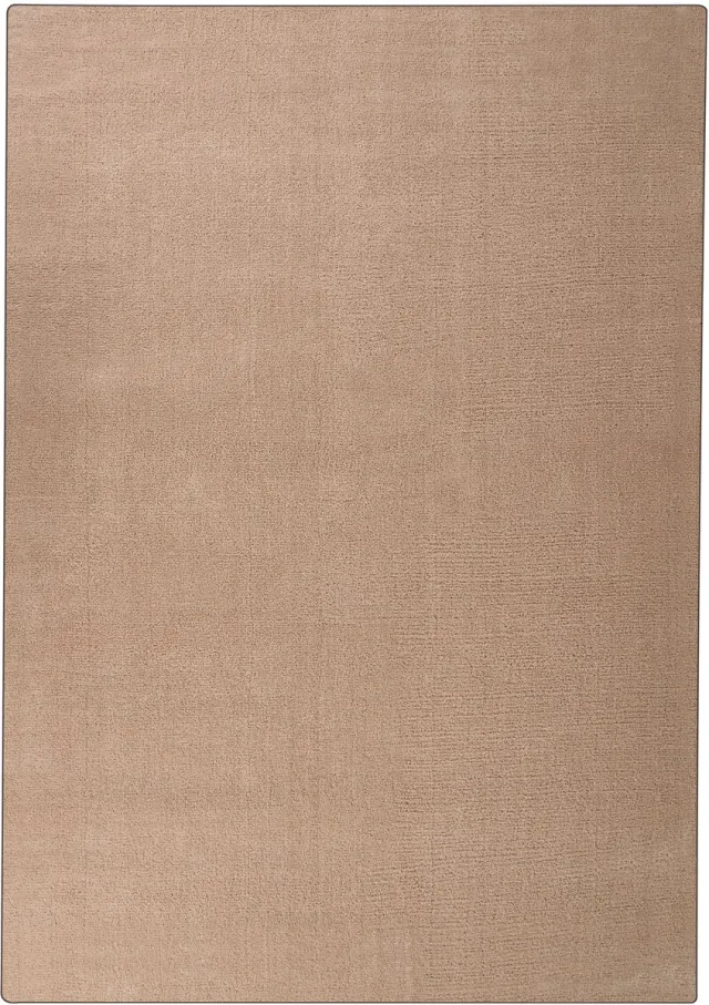 Beliani DEMRE - Shaggy vloerkleed - Zandbeige -160 x 230 cm - Polyester