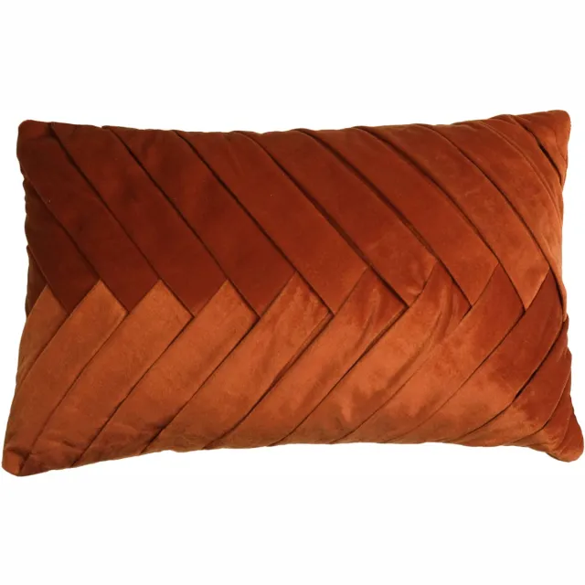 Mars & More Folded rust Cushion cover 30 x 50 cm Bruin