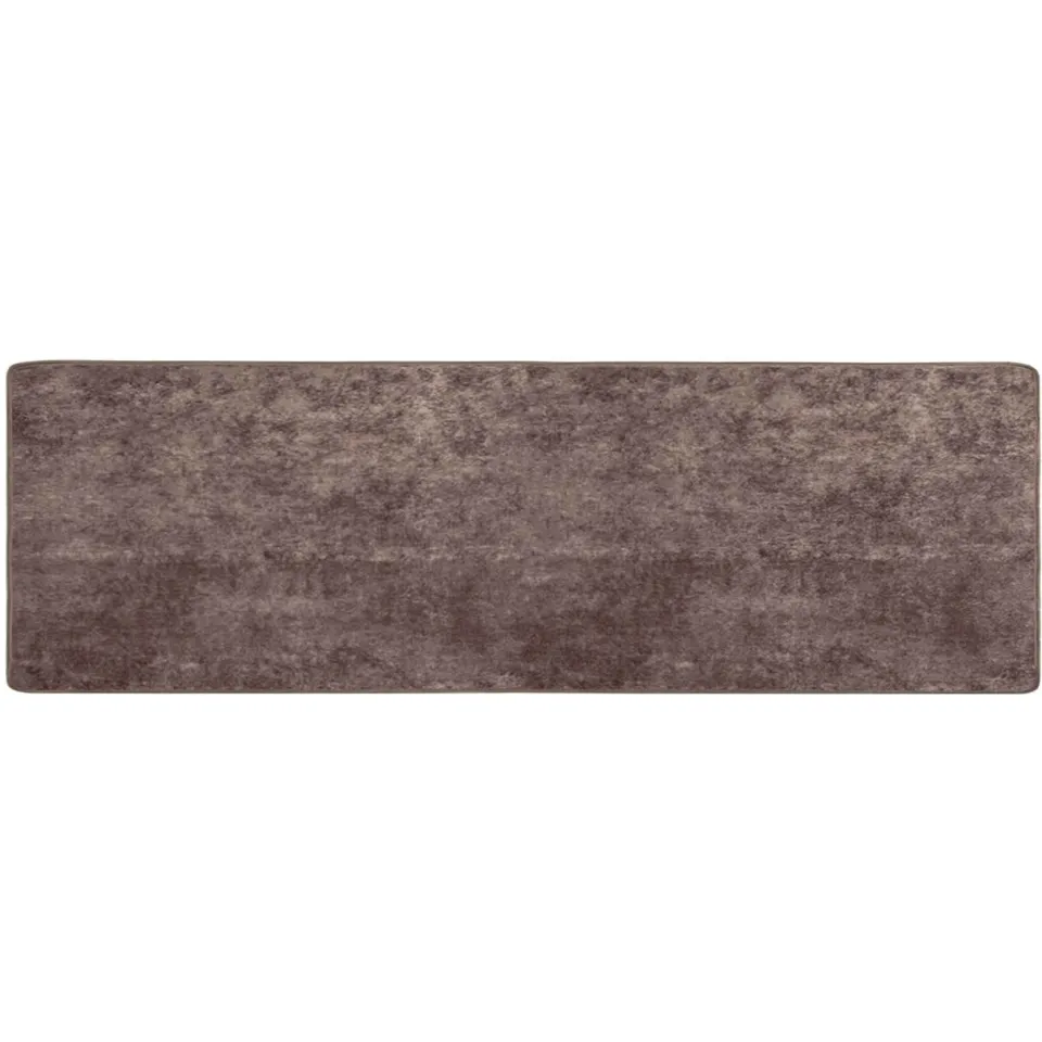 vidaXL Vloerkleedloper MARSA Grijs 100 x 350 cm Polyester en PVC