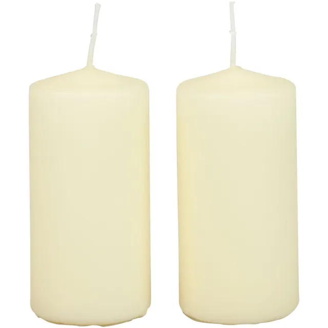 Wiedemann Kerzen Stompkaarsen H100 Ø50cm Crème kaarsen 12 stuks Beige