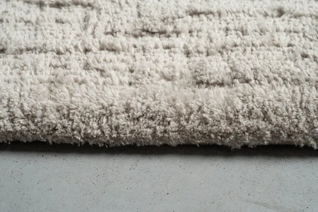 Tapis Home Tapison Home Kyoto 014.0500.2323 Vloerkleed - 133 x 195 cm - Beige - Rechthoekig - Polyester - Eetkamer, Woonkamer, Slaapkamer - Effen - Modern, Landelijk