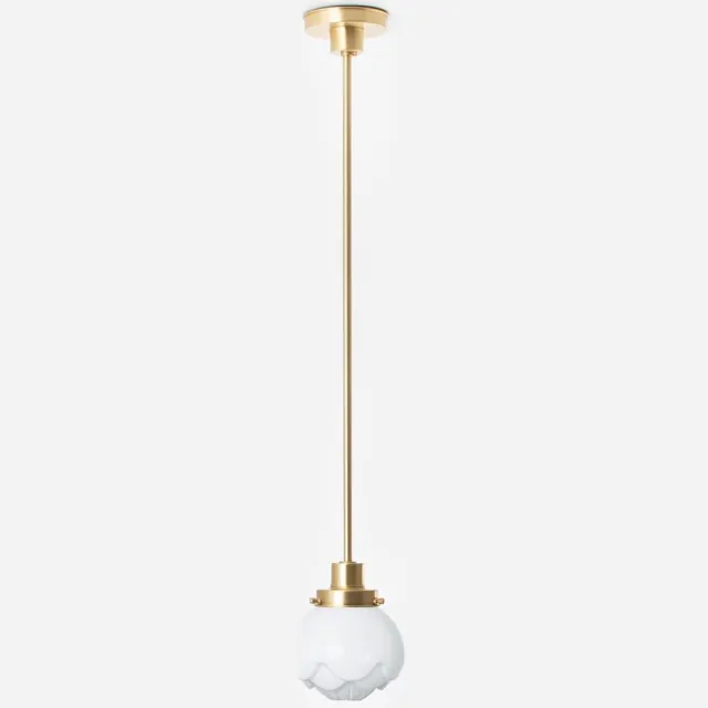 Coloured by Art Hanglamp Paeonia 20's Messing - Art Deco Trade
