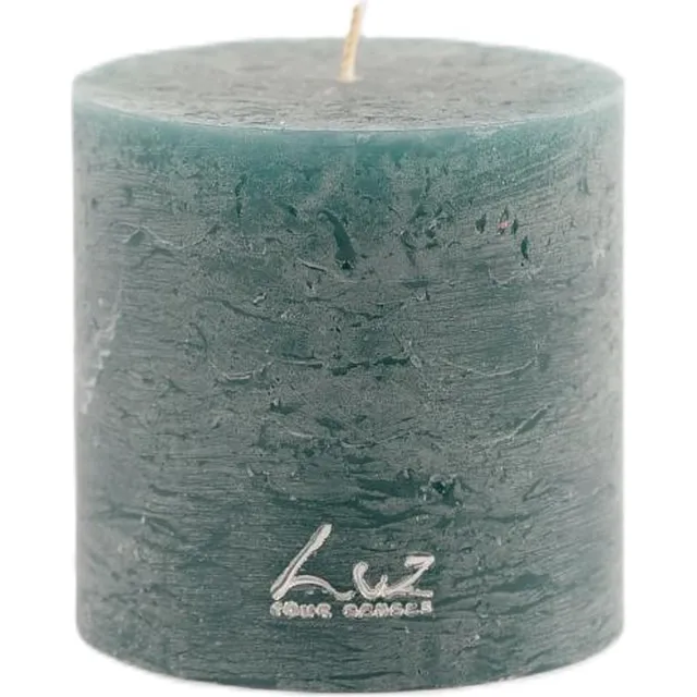 LUZ Rasteli Luz Your Senses Stomp Kaars Groen-Atlantic Deep D 9 cm H 9 cm