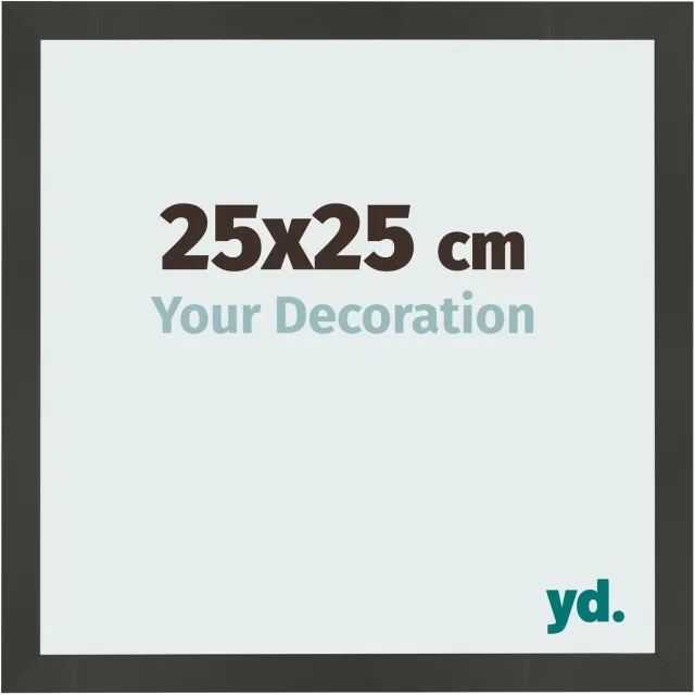 yd. Your Decoration - Fotolijst 25x25 cm - MDF - Antraciet - Bologna