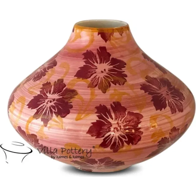 Irishflowers Vaas - Villa Pottery - Decoratie - Woondecoratie - Keramiek - Bloom 1 Vaas Roze