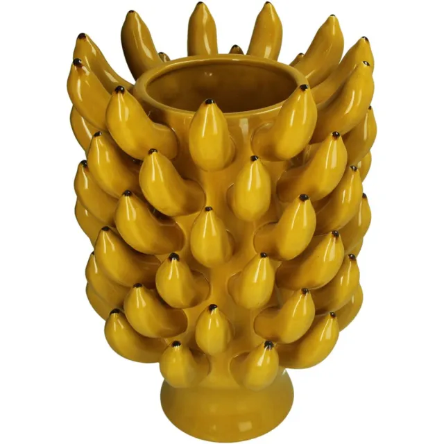 HD Collection Vase Banana Stoneware Yellow 29x29x44cm