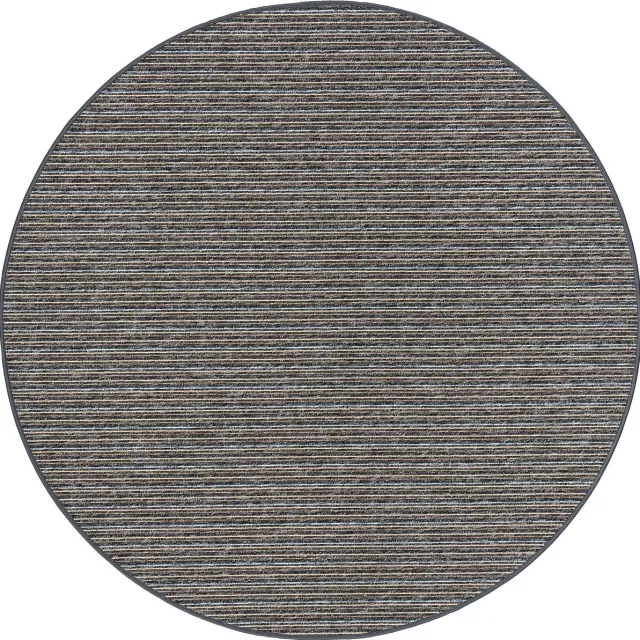 Snapstyle Gestreept Berber vloerkleed Marta rond Grijs Beige