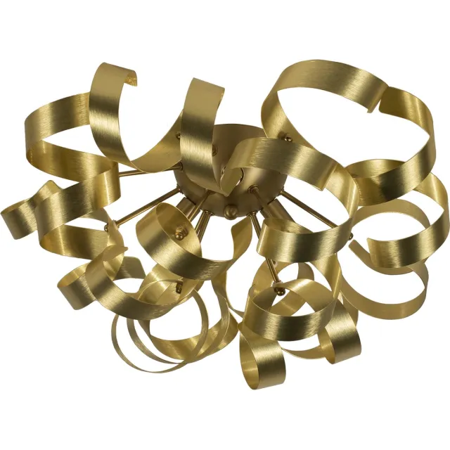 Lumidora Plafondlamp 74775 - Plafonniere - ATOMA - 3 Lichts - G9 - Goud - Messing (kleur) - Metaal - ⌀ 45 cm