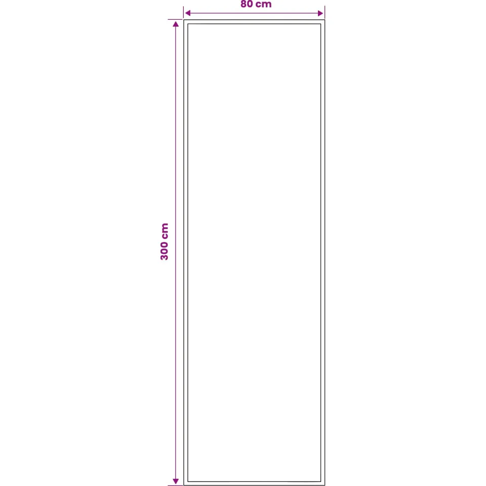 vidaXL Tapijtloper FLORNES Geweven Bruin Zigzag 80 x 300 cm PP 7 mm, foto 3