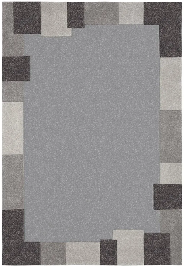 Dutch XXL Hoogpolig Vloerkleed | Tapijt | Spirit | Frisee | Geometrisch | Grijs