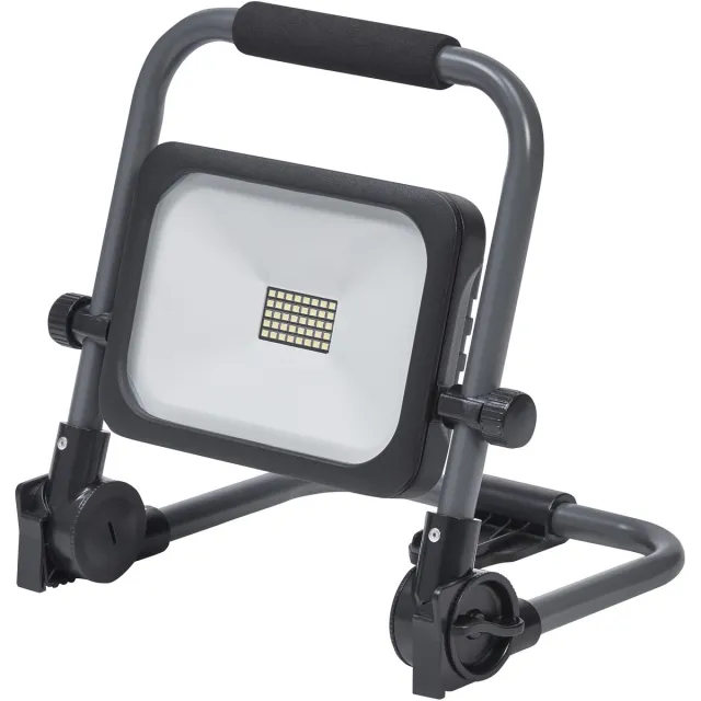Osram VAL BAT LED werklamp, donkergrijs/zwart, 20W, 2000lm, koudwitte lichtkleur, werkt op batterijen, USB-oplaadfunctie dankzij geïntegreerde powerbank, draagbaar, IP54, 6500K. Zwart|grijs