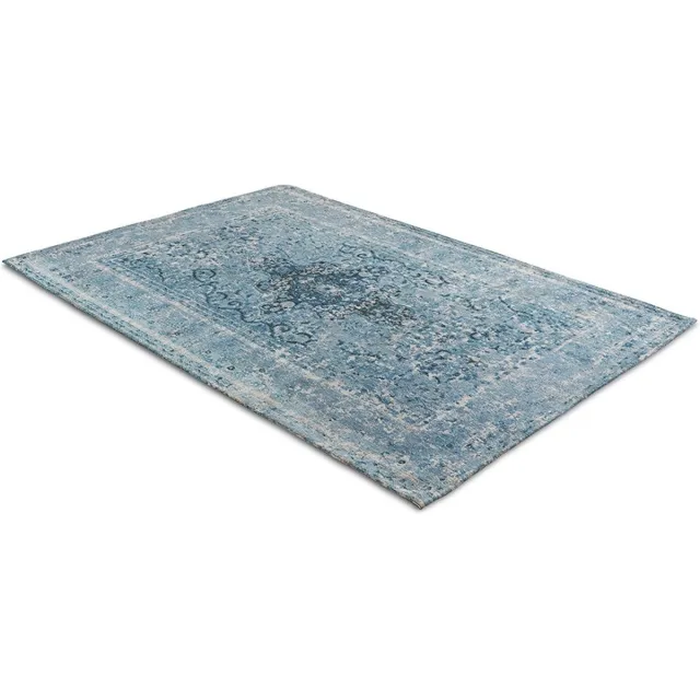 Lifa-Living LIFA LIVING Vloerkleed - Katoen - Azuur Blauw - 160 x 230 cm Azuurblauw