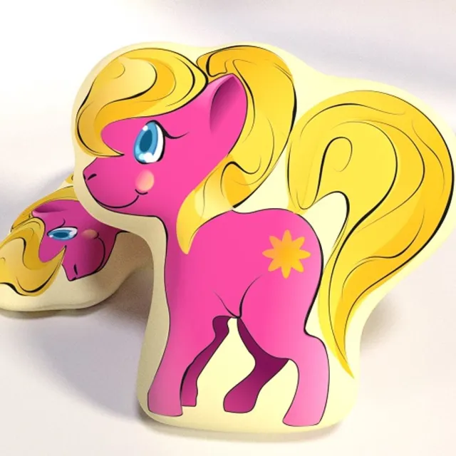 My Little Pony Sierkussen - Little Pony - Roze - 30 Cm X 30 Cm