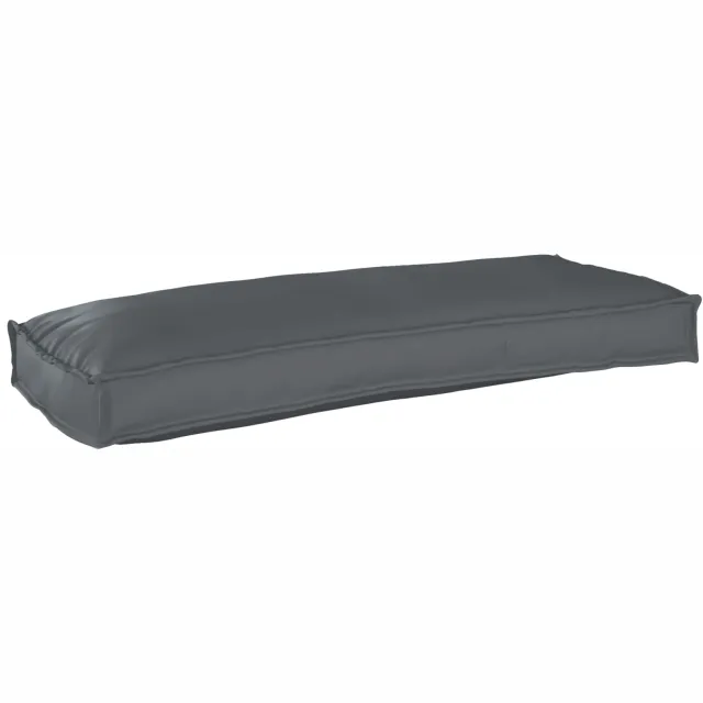 vidaXL Kussen Oxford Stof Antraciet 100 x 40 x 8 cm Anthraciet