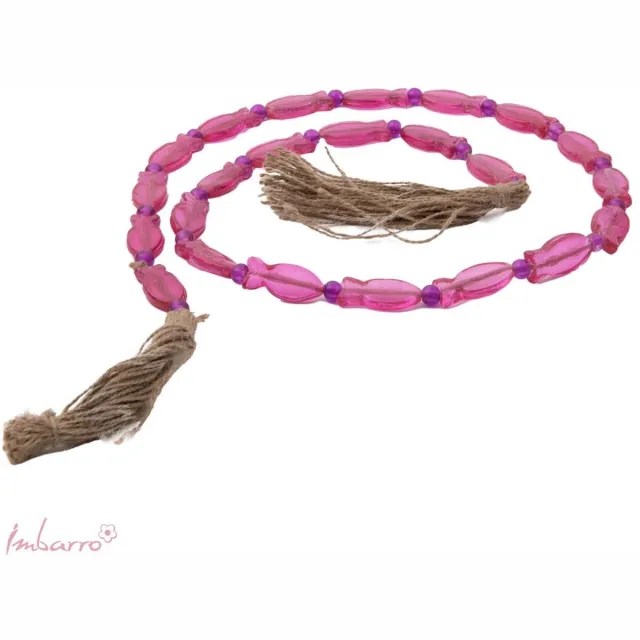 Imbarro Home Unieke Glaskoorden Vis Roze Glas