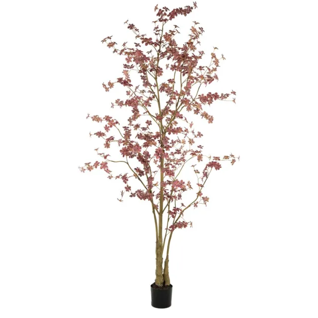 Emerald Kunstboom Tropaeolum 270cm Bordeaux - Kunstplant voor binnen - Tropaeolum plant - Oost Indische kers