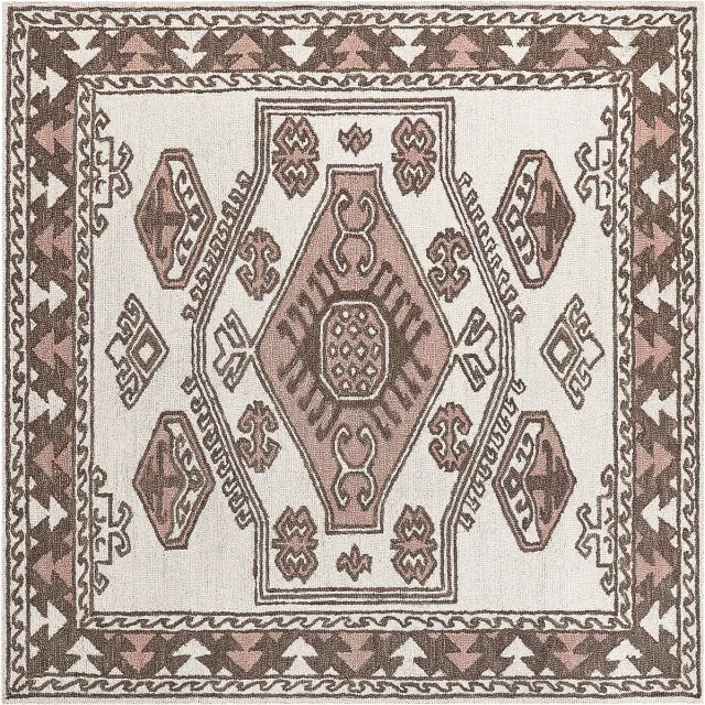 Beliani TOMARZA - Vloerkleed - Multicolor - Wol Meerkleurig