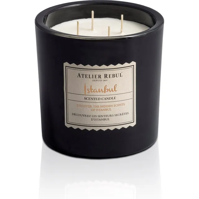 Atelier Rebul Istanbul - Geurkaars (950g) - 135 Branduren - 4 Wieken - Sojawas 950 g