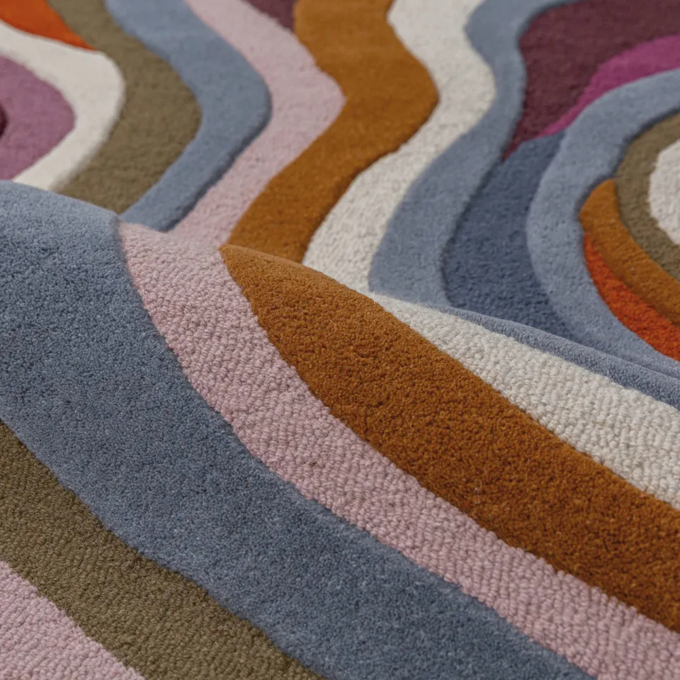 Flair Rugs Envy ovaal wollen vloerkleed meerkleurig multi, foto 3