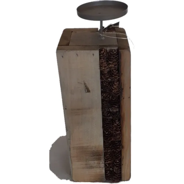 naturel collations KAARSHOUDER 1L2B12H29 CM NATUUR DIJK NATURAL COLLECTIONS bruin