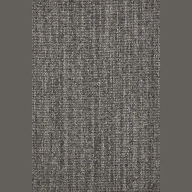 DÉJA Living Vloerkleed 160x230cm - Laagpolig Grijs Wol - Bela