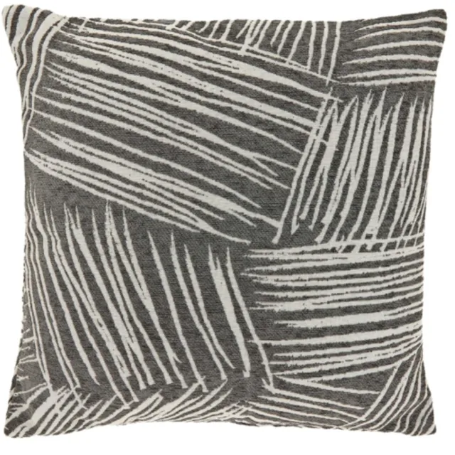 Unique Living kussen Perla dark grey 45 x 45 cm