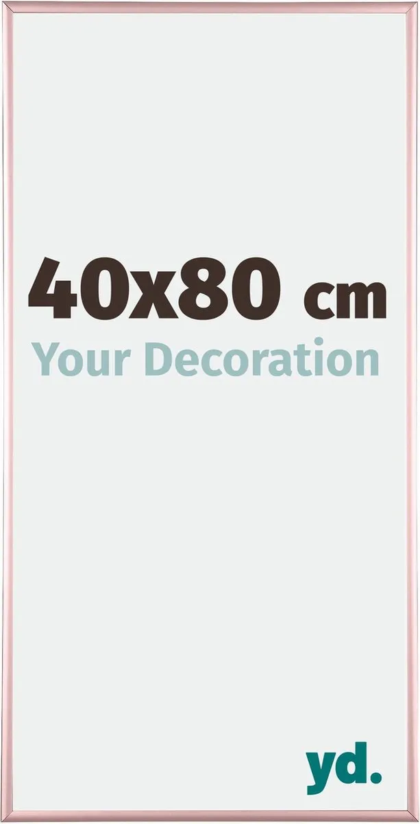 yd. Your Decoration - Fotolijst 40x80 cm - Aluminium - Koper - Kent