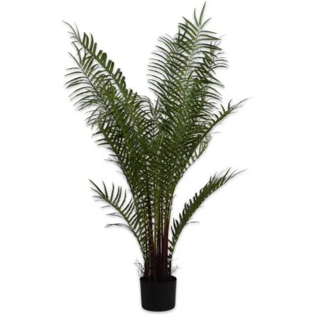 Silk-ka Kunstplant - Palm - Groen - H127 cm