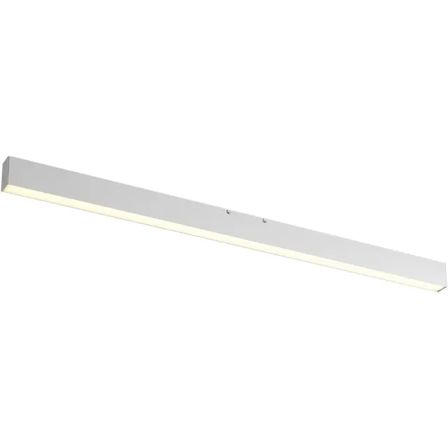 QAZQA Professional keane - Moderne Dimbare LED Plafondlamp met Dimmer - 1 lichts - L 121 cm - Wit - Woonkamer Wit LED