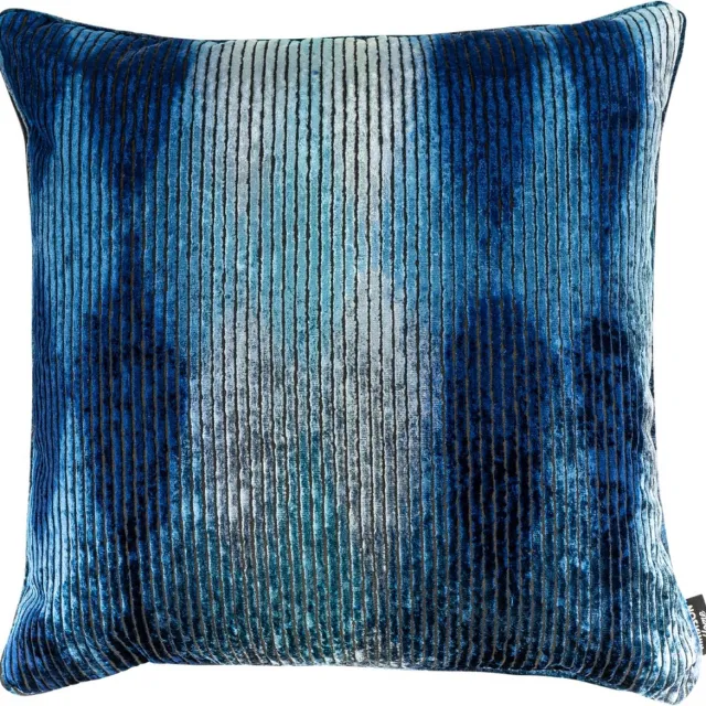 Madison Home Madison sierkussen 42x42cm Atlanta blue Taupe / Grijs