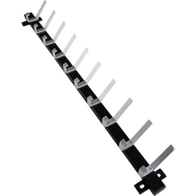 ABC Kantoormeubelen Wandkapstok Ecoro Aluminium 50CM Breed 5 jashaken Aluminium (RAL9006)