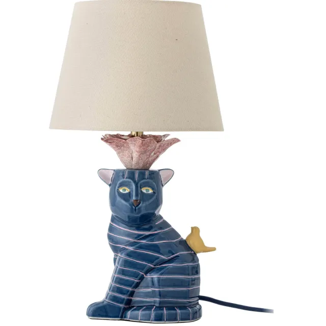 Bloomingville tafellamp Eri Blauw