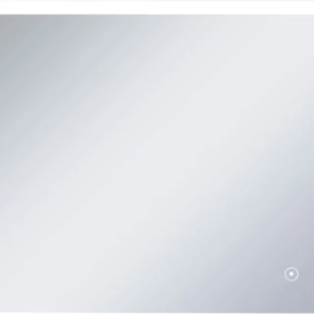 vidaXL Badkamerspiegel - LED - met - aanraaksensor - 60x50 - cm Zilver