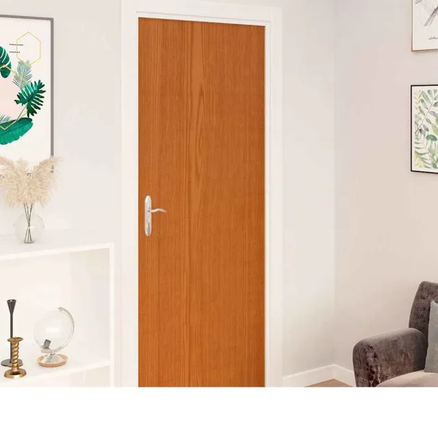vidaXL Deurfolies zelfklevend 4 st 210x90 cm PVC lichteikenkleurig Bruin