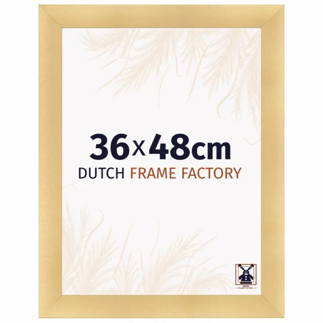 Dutch Frame Factory Fotolijst 36x48 cm - MDF - Goud Mat - Praag