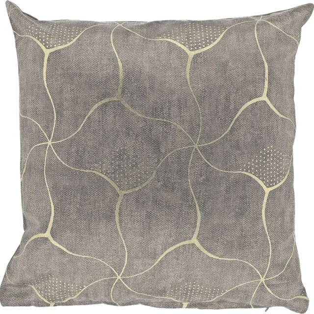 Unique Living Sierkussen Celina 45x45cm - Chateau Grey Grijs