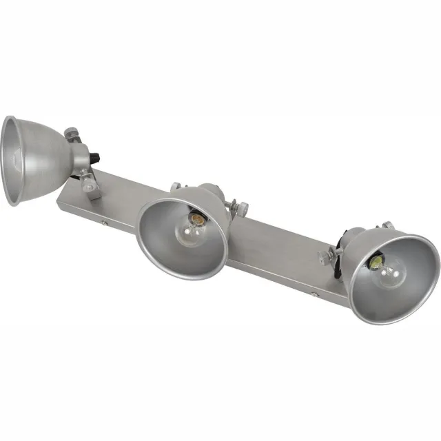 Urban Interiors Industrial 3 lichts Plafondspot Zink - Stelbaar - 13x51x20 grijs