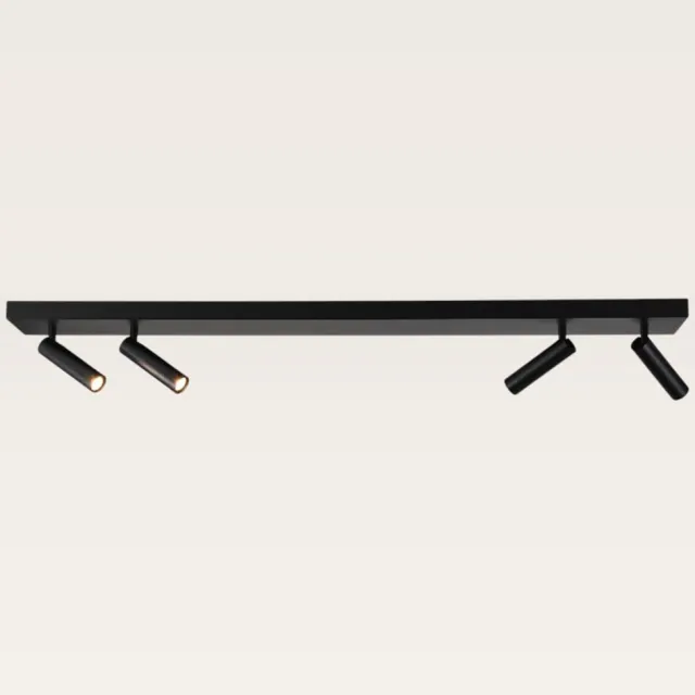 LUSENZ Plafondlamp Taviro - G9-fitting - 3W 300lm - 3000K - Zwart - Minimalistisch design - IP20 voor binnen