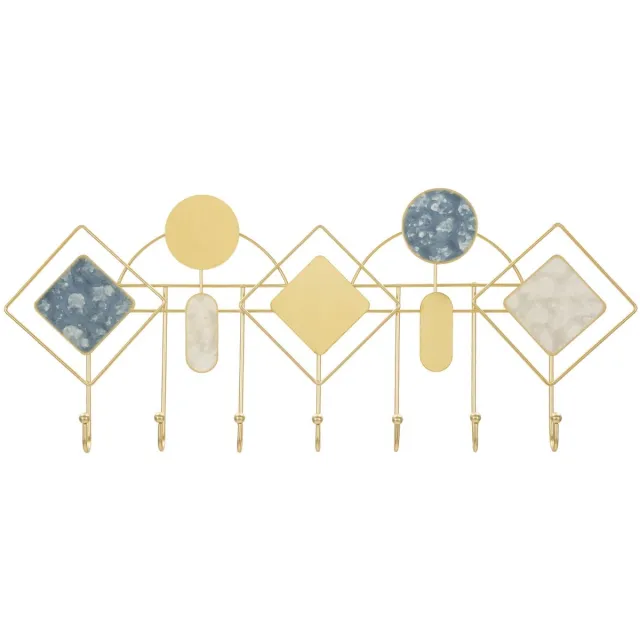Mauro Ferretti Kapstok Monday Wall Hanger -b 66,6×4,5×27,5 cm Multicolor