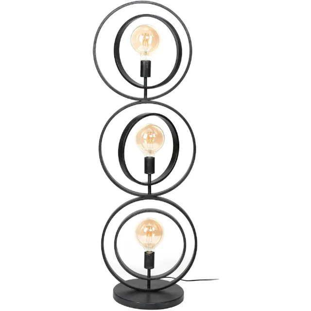 Nest of Nora Vloerlamp Davio - 3-lichts staande lamp - Charcoal Donkergrijs